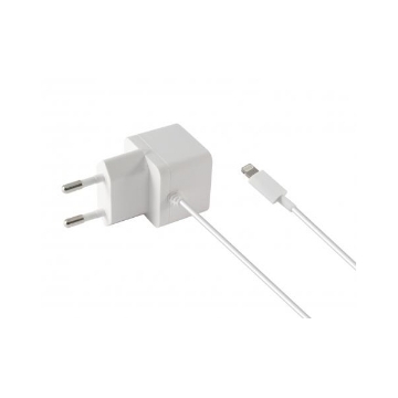 Εικόνα της KSIX MFI TRAVEL CHARGER APPLE IPHONE 5 5S 5C 5SE 6 6s WHITE