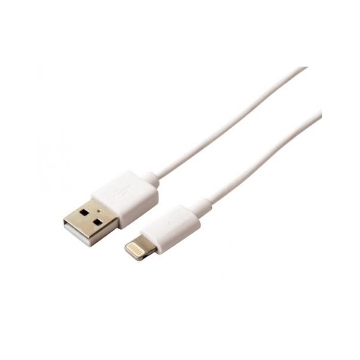 Εικόνα της KSIX MFI LIGHTNING DATA CABLE 1m WHITE