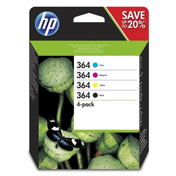 HP INKJET  No.364 COMBO 4-PACK