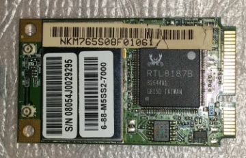 Show details for WIRELESS WiFi REALTECK RTL8187B MINI CARD FOR  TURBO-X Picture of WIRELESS WiFi REALTECK RTL8187B MINI CARD FOR  TURBO-X