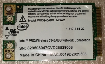 Show details for WIRELESS WiFi INTEL PRO WM3945ABG MOW2 FOR SONY VAIO Picture of WIRELESS WiFi INTEL PRO WM3945ABG MOW2 FOR SONY VAIO