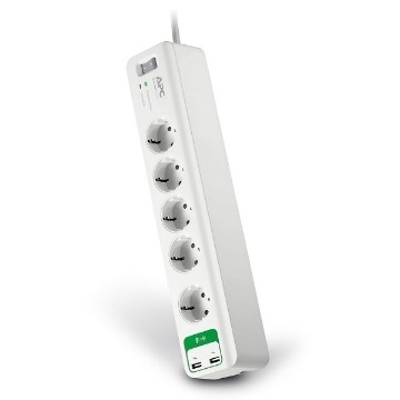 Picture of APC ESSENTIAL SURGEARREST 5 OULETS WITH 2 PORT USB 