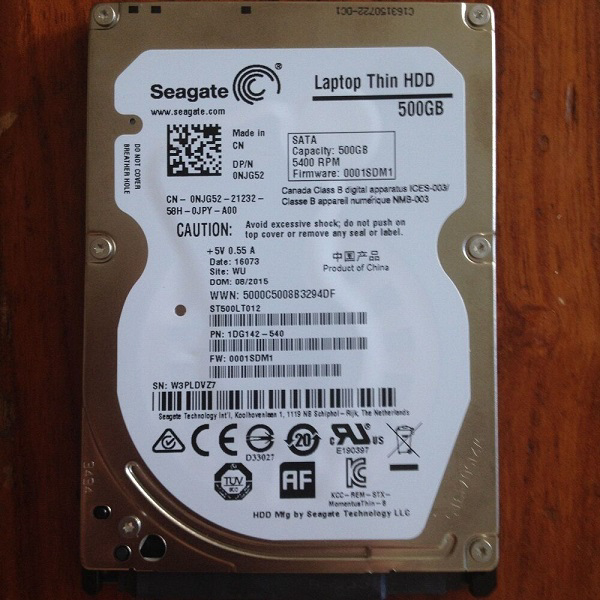 Picture of Seagate Laptop Thin 500GB