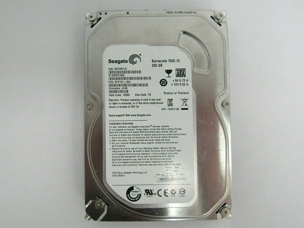 SEAGATE BARRACUDA 250GB