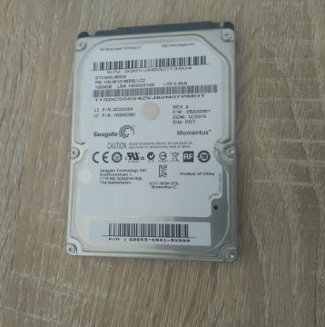 Εμφάνιση  λεπτομερειών Seagate Momentus 1TB Εικόνα της Seagate Momentus 1TB