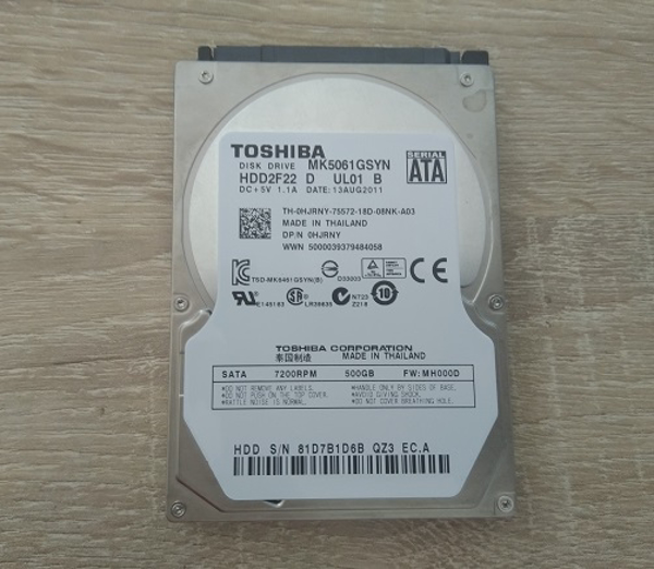 TOSHIBA 500GB