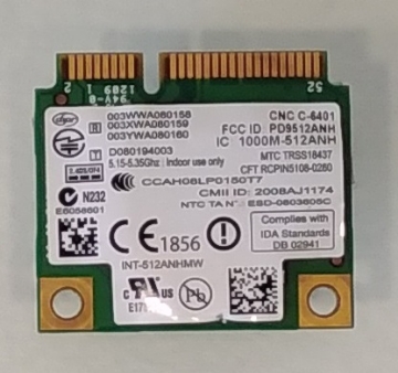 Show details for WIRELESS WiFi INTEL LINK 512AN_HMW FOR  DELL LATITUDE  Picture of WIRELESS WiFi INTEL LINK 512AN_HMW FOR  DELL LATITUDE