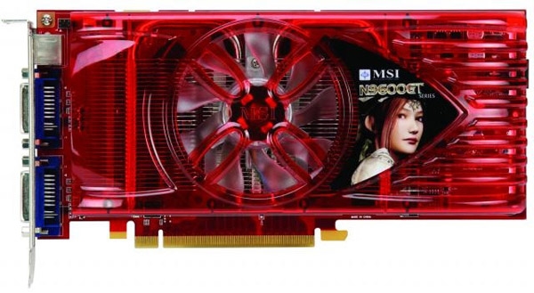 Picture of MSI GEFORCE N9600GT 512MB GRAPHICS CARD