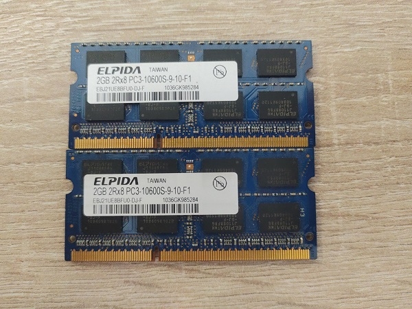 ELPIDA RAM DDR3  (2 x 2GB) 4GB