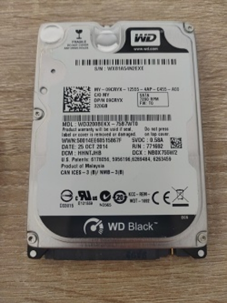 Picture of WD BLACK 320GB