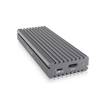 Εμφάνιση  λεπτομερειών RaidSonic Icy Box IB-1817M-C31 Case SSD M.2 PCI Express USB 3.1 Type-C Grey Εικόνα της RaidSonic Icy Box IB-1817M-C31 Case SSD M.2 PCI Express USB 3.1 Type-C Grey