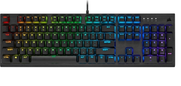 CORSAIR K60 PRO RGB CHERRY MX SPEED LOW PROFILE GR ΕΝΣΥΡΜΑΤΟ