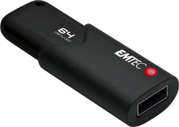 Emtec Click Secure 64GB USB 3.2 Μαύρο