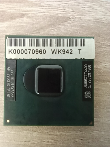 Picture of LAPTOP CPU INTEL CORE 2 DUO T6600 FOR TOSHIBA
