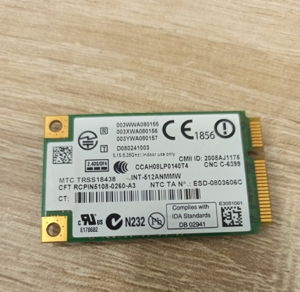 Picture of WIRELESS WiFi INTEL LINK FOR HP PAVILION