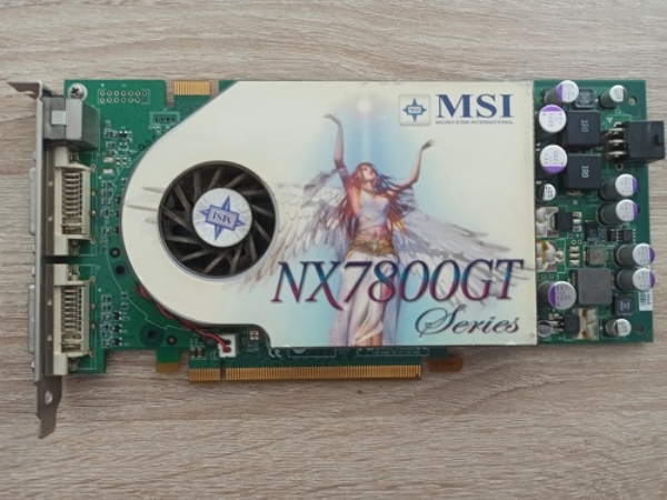 Picture of MSI NVIDIA GEFORCE 7800 GT 256 MB GRAPHICS CARD 