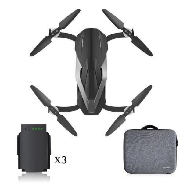 Picture of  Xiaomi Funsnap Diva Drone Diva-01 with 3 Batteries & Case Grey