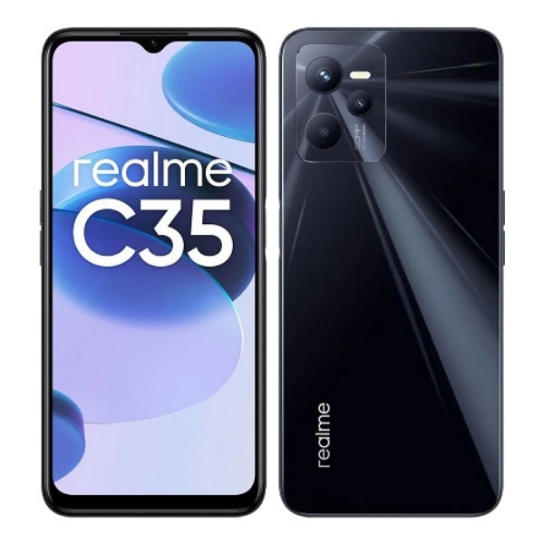 Picture of Realme C35 DS 128GB Glowing Black