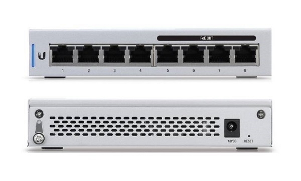 UBIQUITI UNIFI US-8-60W MANAGED L2 POE SWITCH ΜΕ 8 ΘΥΡΕΣ GIGABIT