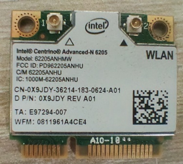 Picture of WIRELESS WiFi INTEL CETRINO ADVANCED-N 6205 FOR DELL LATITUDE