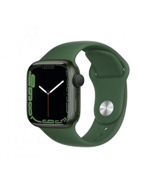 Apple Watch Series 7 Aluminium 41mm Αδιάβροχο με Παλμογράφο Πρασινο