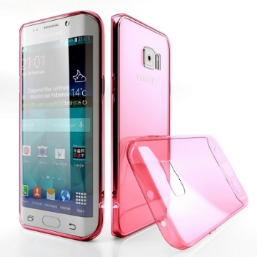Εικόνα της iS CASE TPU 0.3 SAMSUNG S6 EDGE PLUS PINK