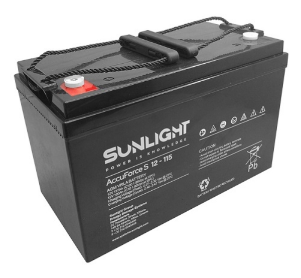 SUNLIGHT μπαταρία μολύβδου AccuForce S S12-115  12V 115Ah