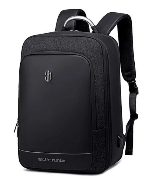 Picture of Arctic Hunter B00227L Waterproof Backpack Laptop 17" Black